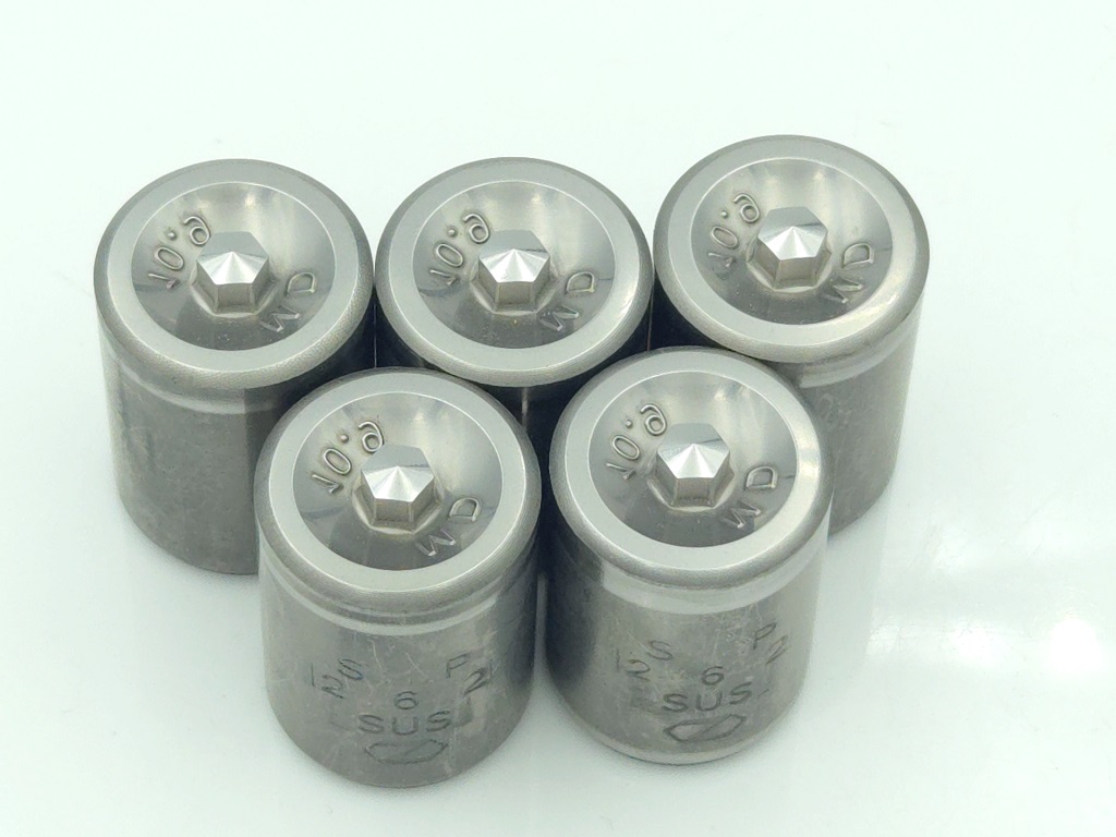 Pan Head Hexagon Recess Punch with marks